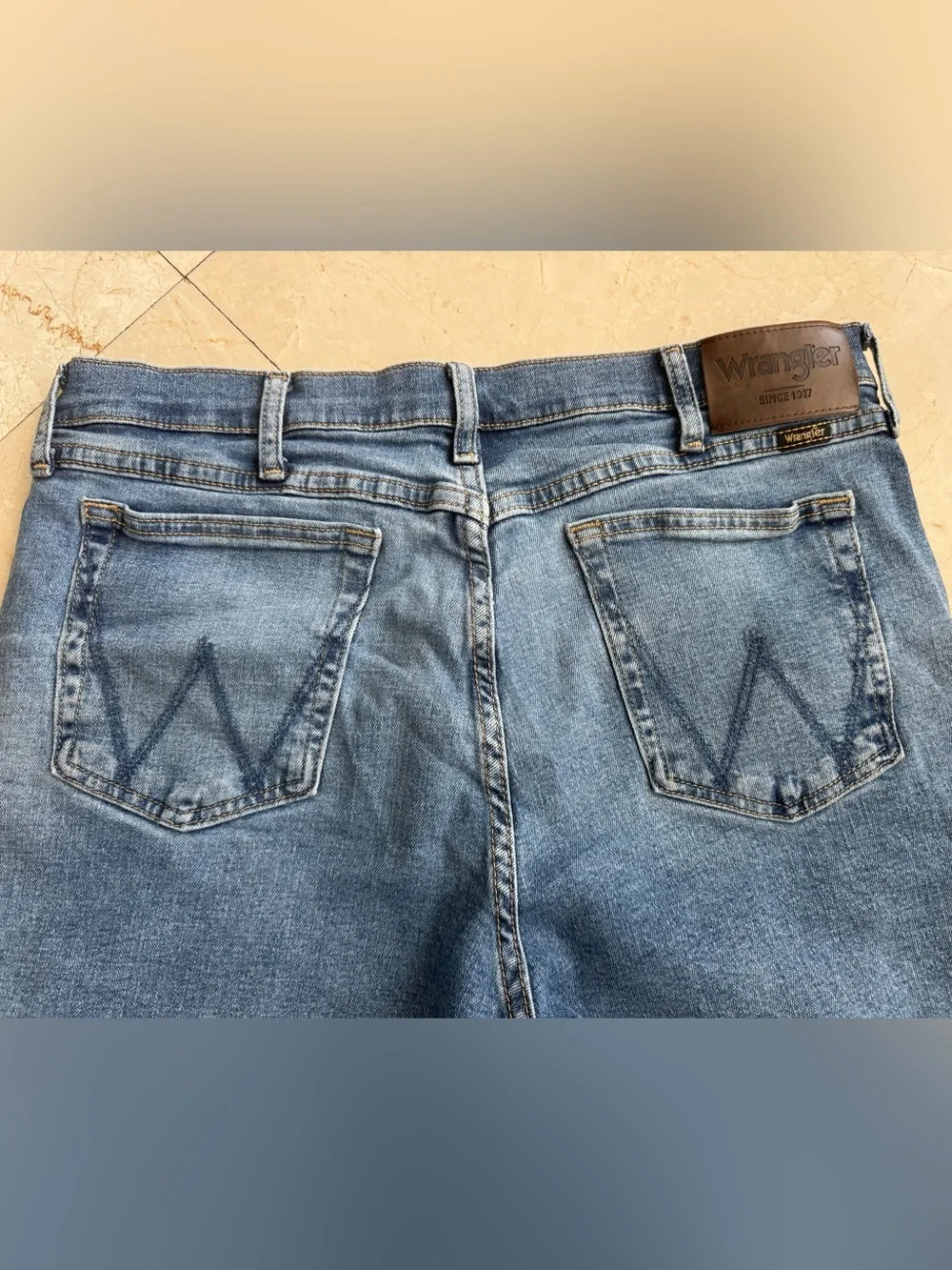 Wrangler Blue Denim Men’s Jean Shorts